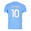 Camisa de Futebol Lazio Mattia Zaccagni #10 Equipamento Principal 2025-26 Manga Curta